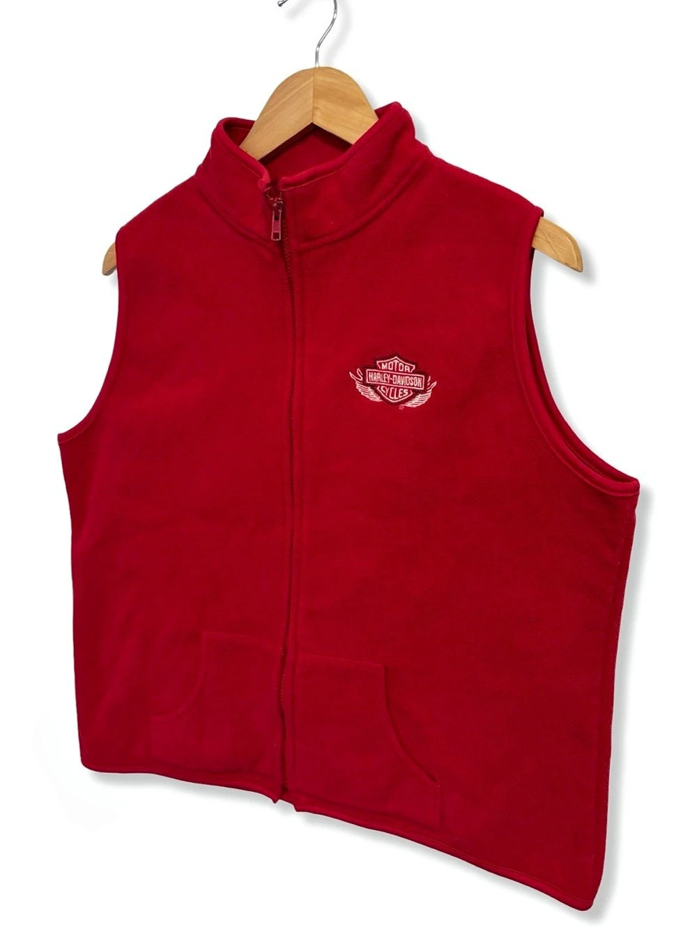 Harley-Davidson Red Rock Fleece Vest Red
